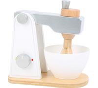 Small Foot Wooden Toys - Mezclador de Madera con Parte Superior móvil y Cuenco agitador para cocinas de Juegos, diseñado para niños a Partir de 3 años, Multicolor (10595)