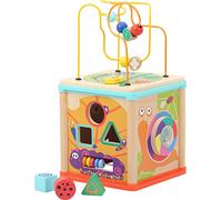 Small Foot 10622 Cubo motoric Wildlife Prado de Verano, diversión y Actividad para bebé y niño pequeño