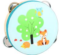 Small Foot 10721 pandereta para niños, diseño de niños, música Popular instrumento para la promoción de ritmo y tacto , color/modelo surtido