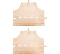 Small Foot 10810 Street Set T-Crossing de Madera, 2 Piezas, Compatible con Todos los ferrocarriles de Madera comunes, a Partir de 3 años