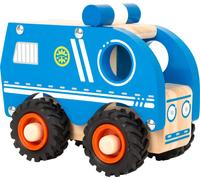 Small Foot 11077 Police car Made of Wood for Children 18 Months and Older, 100%