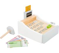Small Foot 11099 Wooden Register, incl. Scanner, Reader, Play (Importación USA)