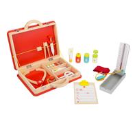 small foot 11160 wooden emergency doctor case and playset, incl. accessories suc