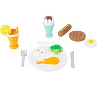 Small Foot 11197 Juego para la Hora del Almuerzo, Certificado FSC® 100%, 14 Piezas, de Madera Resistente, de 3 años
