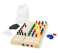 Small Foot 11364 Código Secreto del Juego de lógica, diversión de Rompecabezas para 2 Personas, con práctica Bolsa de Tela para Guardar, 100 Piezas.
