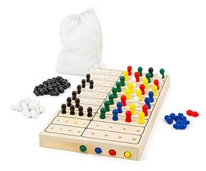 Small Foot 11364 Código Secreto del Juego de lógica, diversión de Rompecabezas para 2 Personas, con práctica Bolsa de Tela para Guardar, 100 Piezas.
