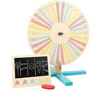 Small Foot Small Foot-11371 Rueda de la Fortuna Active, Madera, certificada FSC100%, con Tablero pequeño para los Equipos. Juguetes, Multicolor, Maße: 44 x 44 x 52 cm (11371)