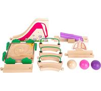 small foot 11379 Pista de Bolas Junior Parque, Madera, elem. Flexibles, Incl. Pelotas, para niños de 18 Meses o más.