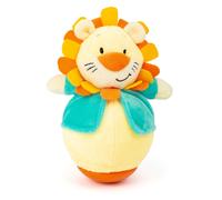 Small Foot 11426 Roly Poly León, Divertida Figura de Peluche de pie para agarrar y Sentir, Juguetes educativos.