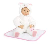 Small Foot 11498 Bebé con Traje de ovejita, de Cuerpo Blando, Incl. Manta, Pelele y Chupete, 40 cm, a Partir de 2 años