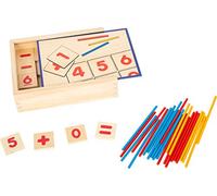 small foot 11740 Juego Matemático para la Escuela, Madera, Aprender aritmética de la 1 ª Clase, a Partir de 6 años.