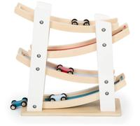 Small Foot 11873 Classic Racetrack, Made of Natural Wood, with Brightly Coloured