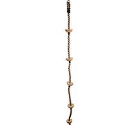 Small Foot-11877 Cuerda para Escalar, escalones de Madera, Small Foot, Anillo susp. Resistente, aspec. Natural, a Partir de 3 años. Equipo de Escalada y Columpios Toys, Color Beige (11877)