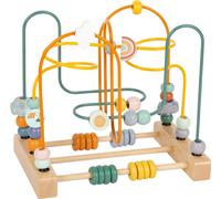 Small Foot 11956 Safari Wooden Motor Skills Toy for Children with 3 Metal Bows f