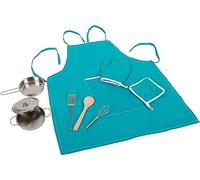 Small Foot 11966 Juego de Cocina con Delantal, amplios Accesorios para la Cocina de los niños, Juegos de rol para niños a Partir de 3 años