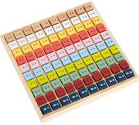Small Foot Multiplicar 1x1 Educate de Madera Natural FSC® 100% certificada, para multiplicar Ejercicios para niños