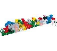 small foot 2841 wooden puzzle "Letters and Numbers", preschool (Importación USA)