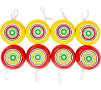 Small Foot 2935 Jo Gelb & Rot, aus Holz, Spielklassiker für motorische Fähigkeit, 8-Teilig Juguetes, Color Amarillo, Rojo