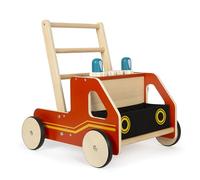 small foot Andador de bomberos, madera, moderno para aficionados a los bomberos, niños a partir de 12 meses, 12540