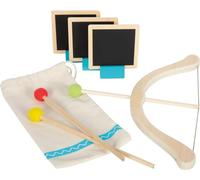 small foot Arco y Flecha de Madera Active, Tiro con Arco con 3 dianas, para niños a Partir de los 5 años, 12478