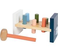 small foot golpeo Banco para martillar Arctic de Madera certificada FSC 100%, Juguete de motricidad a Partir de 1 año, 12452, Multicolor, Small