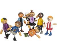 Small Foot Bending Family w/Baby, 8 Flexible Wooden Dolls of V (Importación USA)