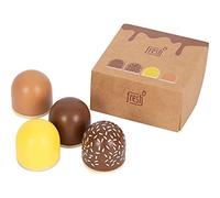 Small Foot Besos de Chocolate Fresh, Madera, Acc. Tienda y Cocina Infantil, Juegos de rol a Partir de 3 años, 12349 Juguete, Multicolor