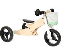 small foot Bicicleta y Triciclo, Verde Salvia, con Asiento Ajustable, 12414