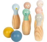 small foot Garden Buddies de Madera, Bolos con Motivos de Animales, a Partir de 3 años, 12644, Multicolor