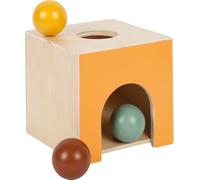 Small Foot Caja de Bolas Montessori de Madera FSC® certificada, con 3 Bolas, Juguete motriz Desde 1 año