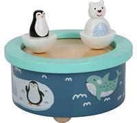 Small Foot Caja de música Ártico, Figuras de Madera Desmontables, a Partir de 3 años, 11961 Toys, Multicolored, Nein