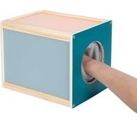 small foot Caja táctil Sensory, Juego sensorial para Tocar Diferentes Superficies, a Partir de 3 años, 12470, Color Azul, L