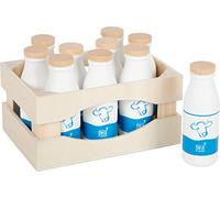 Small Foot Cajón de Leche Fresh de Madera, para la Tienda y la Cocina de Juegos de rol a Partir de 3 años, 12354 Juguete, Multicolor