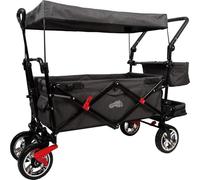 Small Foot Carrito Plegable con Techo Desmontable, protección contra Lluvia, Frenos, asa Regulable y máx. 80 kg, 12729, Color Coloured