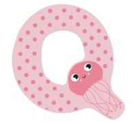 Small Foot - Carta infantil de animales de madera - Q