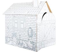 Small Foot - Casa de Juegos de cartón 10015, de 3 a 18 años.
