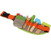 Small Foot Cinturón Ajustable con Herramientas y Accesorios de Madera, a Partir de 3 años, 4745 Juguete, Multicolor, Small (Handelshaus Legler OHG