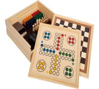 Small Foot Design – Colección de juegos 7 clásicos, madera, a partir de 6 años