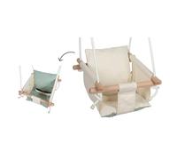 Small Foot Columpio Beige, cojín extraíble, Correa Ajustable, bebés niños a Partir de 12 Meses 12800