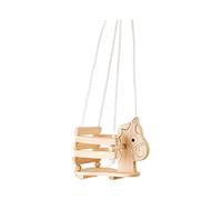 Small Foot Design Columpio infantil de madera 4774 – Borde y asas, desde 18 meses – Natural