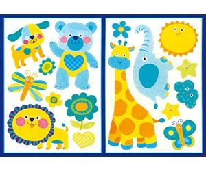 Small Foot Company 2625 Pegatinas Decorativas "Animales"