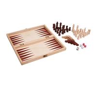 Small Foot Company 3453 - Ajedrez y backgammon 2 en 1 , Modelos/colores Surtidos