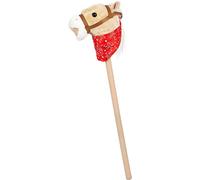small foot company 4151 - Bastón con cabeza de caballo de peluche [Importado de Alemania]