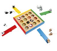 Small Foot Company 7959 - Juego de Mesa para Encestar Ratones de Madera