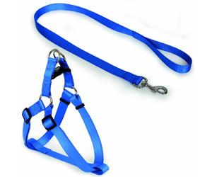 Small Foot Company 9627 - Juego de Correas y arnés para Perros (20 mm), Color Azul