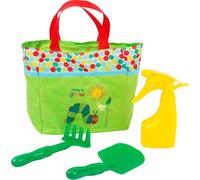 Small Foot Company - Bolso Conocido Oruga Glotona, con Pala, rastrillo y Botella roceadora, motiva a Practicar la Vida, diseño Adecuado para niños,modelos/colores Surtidos, 1 Unidad