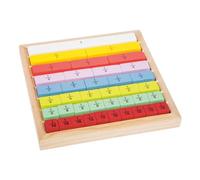 Small Foot Company- Educate Barritas de Madera para Aprender a calcular adecuadas para niños, Practicar Las fracciones Juguetes, Multicolor (small foot by Legler 11166) , color/modelo surtido