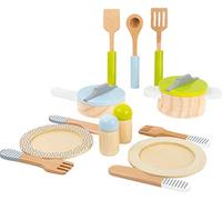 Small foot Set vajilla, ollas y sartenes para cocina infantil