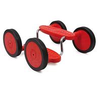 Small Foot 4912 Pedal-Roller Rotini aus Kunststoff Metall, schult Motorik und Gleichgewichtssinn, AB 5 Jahren Juguete, Color Rojo y Negro (Handelshaus Legler OHG 2020023)