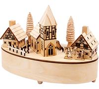 Small Foot Company Reloj de Música Pequeño Pueblo